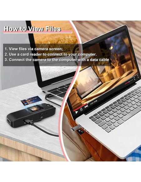 Mini Cámara Corporal HD 1080P FUXGZ con Visión Nocturna