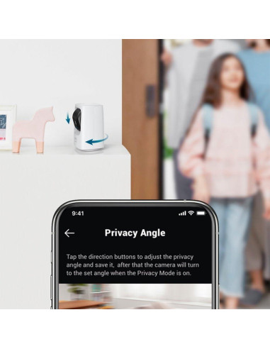 Cámara de Seguridad Interior Eufy 2K Wi-Fi Pan y Tilt