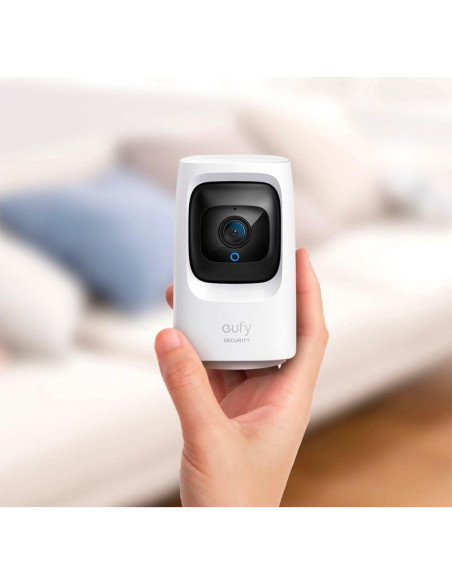 Cámara de Seguridad Interior Eufy 2K Wi-Fi Pan y Tilt