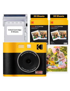 KODAK Mini Shot 3 ERA Cámara Instantánea + Impresora Amarillo