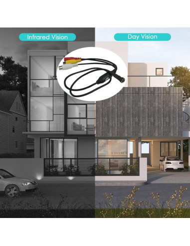 Cámara de Seguridad Mini Vanxse HD 1000TVL 3.6mm IR