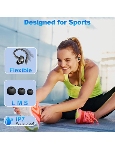 Auriculares Inalámbricos Hupoaf H87 Bluetooth 5.4 IP7 50H