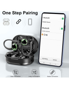 Auriculares Inalámbricos Matast C16 Bluetooth 5.3 50H IP7 2