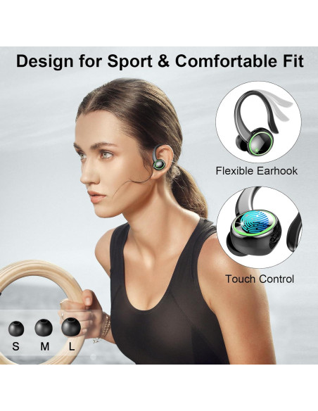 Auriculares Inalámbricos Matast C16 Bluetooth 5.3 50H IP7