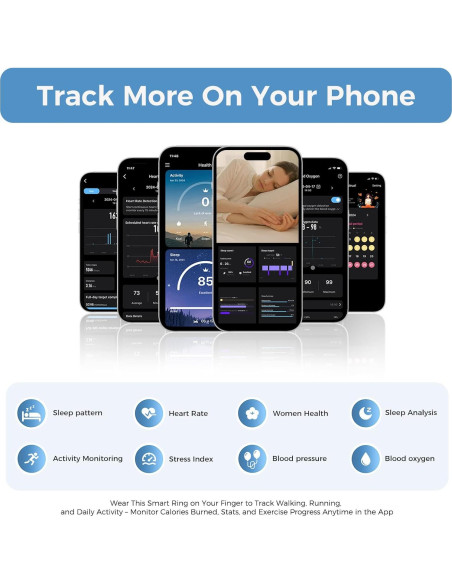 Anillo Inteligente Hugrow R08 Dorado Control Gestos IP68