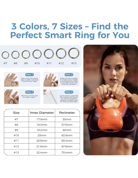 Anillo Inteligente Hugrow R08 Dorado Control Gestos IP68