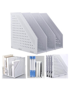 Soporte Plegable para Revistas Marte Vanci 3 Compartimentos