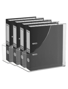 Paquete de 4 Soportes Verticales para Archivos WOOPSOO 22.5x8.5cm
