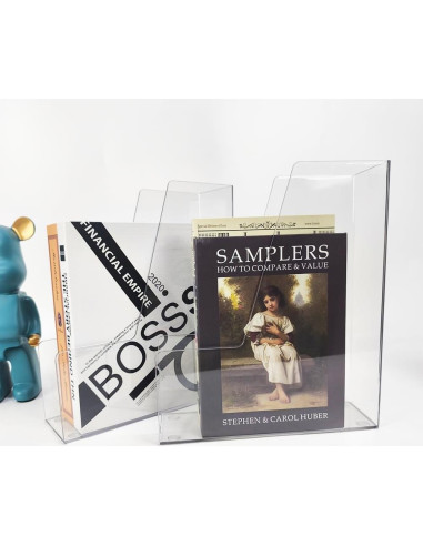 Soporte Vertical para Archivos RHONZHAO 2 Unidades Transparente