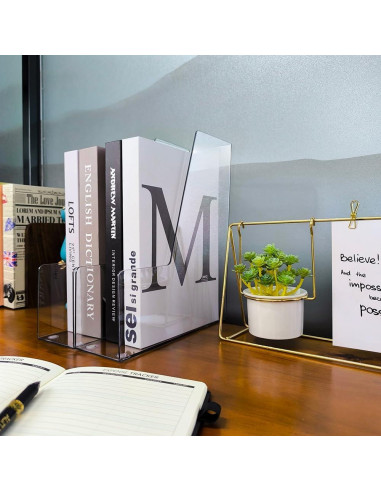 Soporte Vertical para Archivos RHONZHAO 2 Unidades Transparente