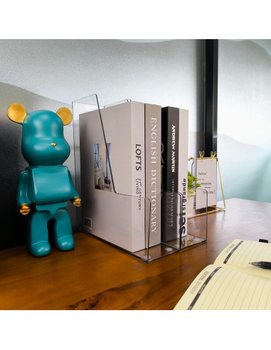 Soporte Vertical para Archivos RHONZHAO 2 Unidades Transparente