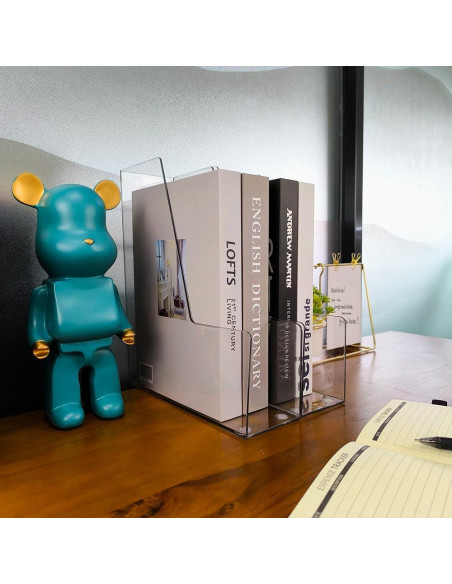 Soporte Vertical para Archivos RHONZHAO 2 Unidades Transparente