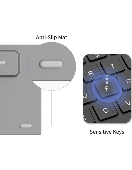 Teclado Bluetooth CZUR TouchBoard Pro Recargable 0.52kg