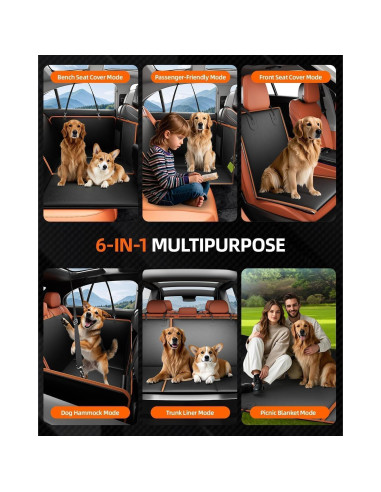 Extensor de Asiento Trasero BTOG Q129 para Perros 6-en-1