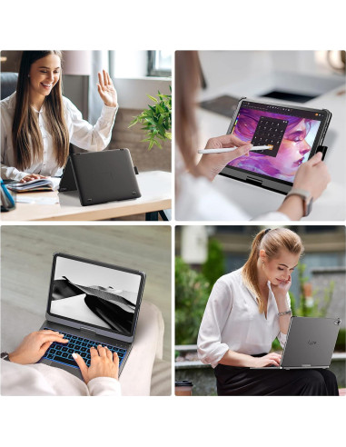 Funda Teclado Touch Typecase para iPad Air 11" Gris Espacial