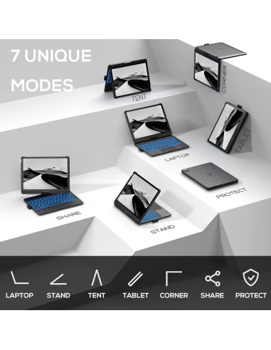 Funda Teclado Touch Typecase para iPad Air 11" Gris Espacial