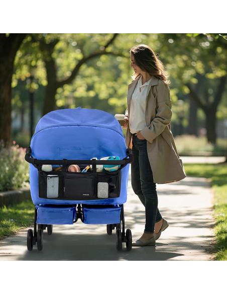Organizador de Cochecito Doble Bob Duallie con 2 Portavasos Organizador de Cochecito Doble Bob Duallie con 2 Portavasos