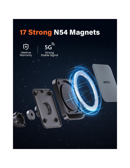 Soporte para Teléfono Wiiki-Tech Magsafe CD 25N Magnético