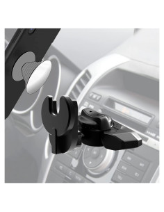 Soporte para teléfono en ranura de CD JIAYUE negro