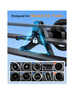 Soporte Magnético para Coche Volport con Magsafe - Negro 2