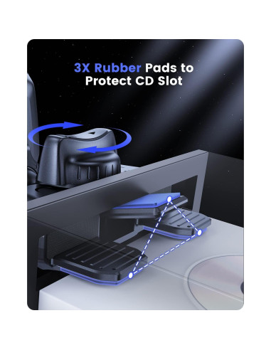 Soporte de Coche Magnético Inalámbrico OQTIQ para iPhone 16-12