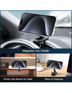 Soporte Magnético para Teléfono Keledz D53 Gris 2