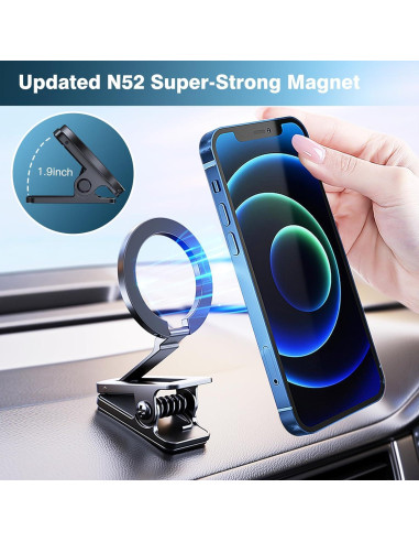 Soporte Magnético para Teléfono Keledz D53 Gris