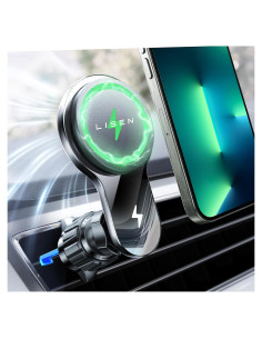 Soporte de Coche Inalámbrico LISEN Magsafe 15W para iPhone