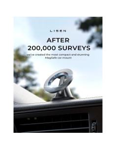 Soporte Magnético para Teléfono LISEN MagSafe Negro 2