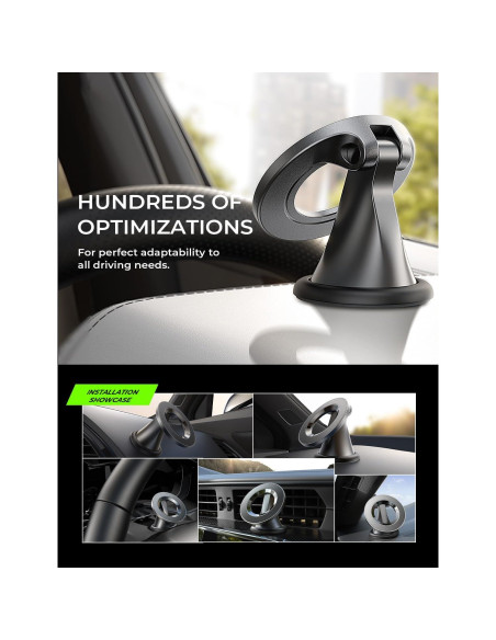 Soporte Magnético para Teléfono LISEN MagSafe Negro