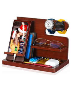 Estación de Acoplamiento de Madera PRINLUCK para Teléfonos