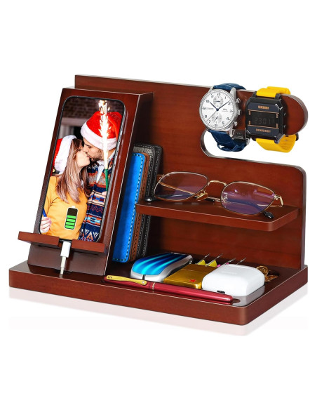 Estación de Acoplamiento de Madera PRINLUCK para Teléfonos