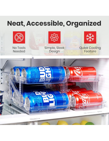 Dispensador de Latas Expandible Oizeir - Paquete de 2