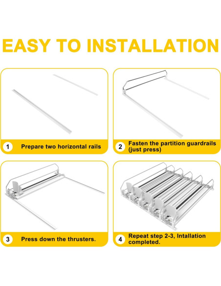 Organizador de Latas de Refresco GLGN Ajustable 38x42cm