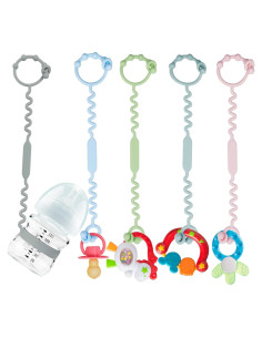 Correas de Silicona para Juguetes Bebé - Paquete de 5 Unidades