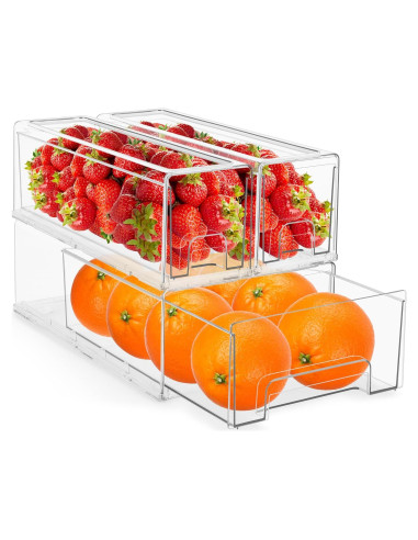 Cajones Organizadores de Refrigerador Sorbus - 3 Paquete