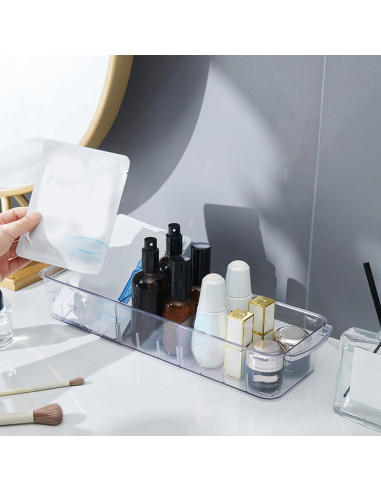 Organizador de Nevera con Ruedas JoyHuaTrade 2 Piezas 38x16.5 cm