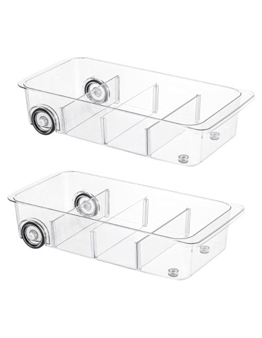 Organizadores de Refrigerador LXLXXL con Ruedas - 2 Piezas