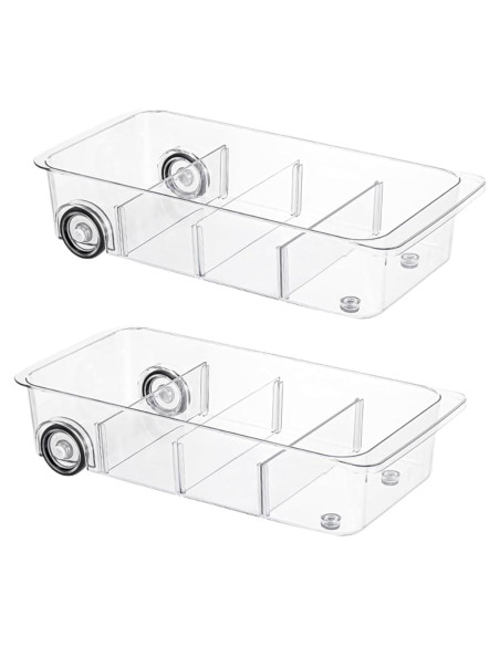 Organizadores de Refrigerador LXLXXL con Ruedas - 2 Piezas