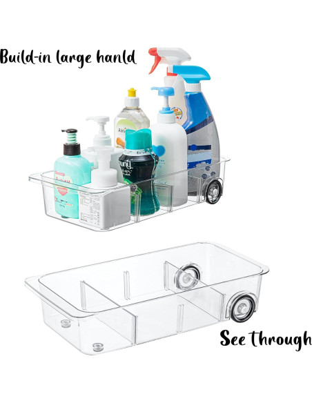 Organizadores de Refrigerador LXLXXL con Ruedas - 2 Piezas