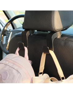 Ganchos para Asiento de Auto Amooca - Organizador Universal 2 Pcs 2