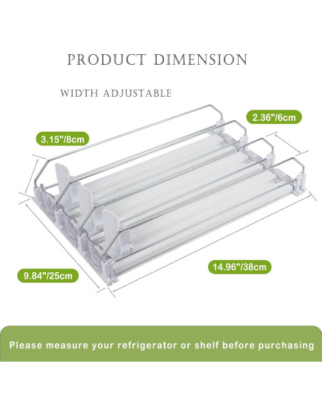 Organizador de Bebidas Cujui TJQ-380-E3 para Nevera 18 Latas