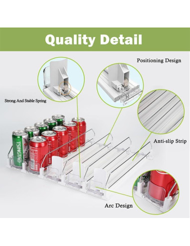 Organizador de Bebidas Cujui TJQ-380-E3 para Nevera 18 Latas