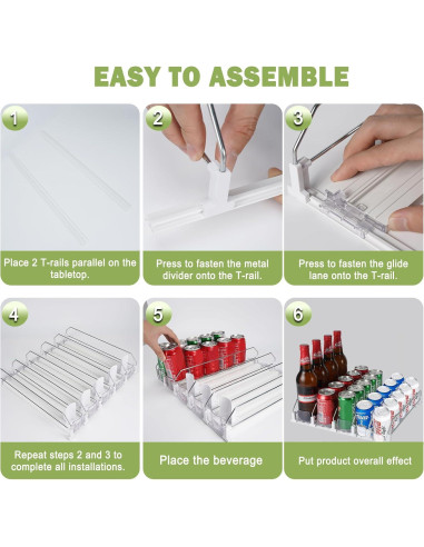 Organizador de Bebidas Cujui TJQ-380-E3 para Nevera 18 Latas