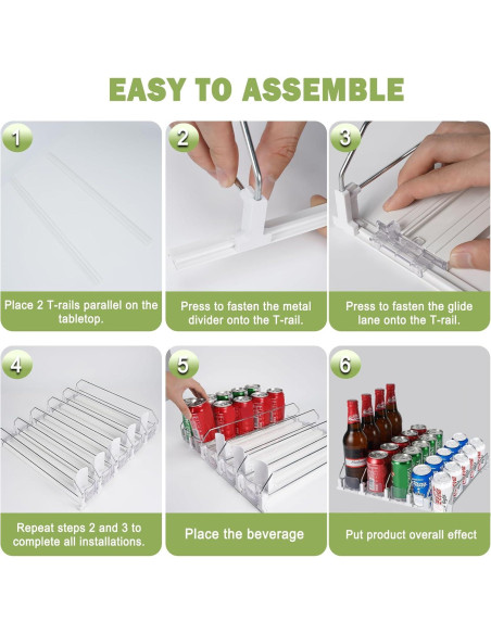 Organizador de Bebidas Cujui TJQ-380-E3 para Nevera 18 Latas