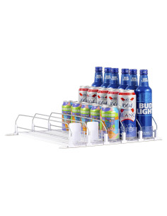 Organizador de Bebidas RULA para Nevera - 5 Filas, 25 Latas