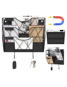 Soporte Magnético de Archivos Patvingot 3 Niveles Negro