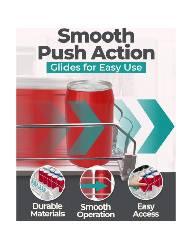 Organizador de Bebidas para Nevera Vantrix Plus 30 Latas