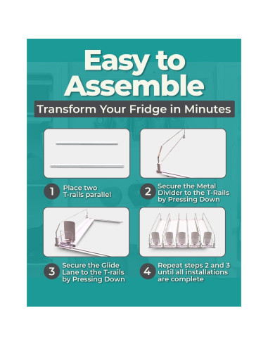 Organizador de Bebidas para Nevera Vantrix Plus 30 Latas