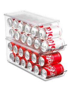 Juego de 2 Contenedores Apilables Seseno para Latas 12 Latas 2